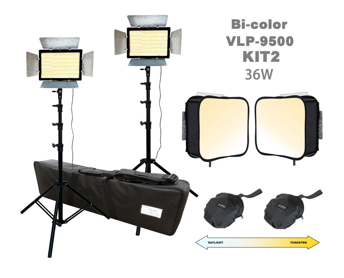 LEDライトプロ VLP-9500 KIT2 - デジタルとアナログ、2つの写真文化に 