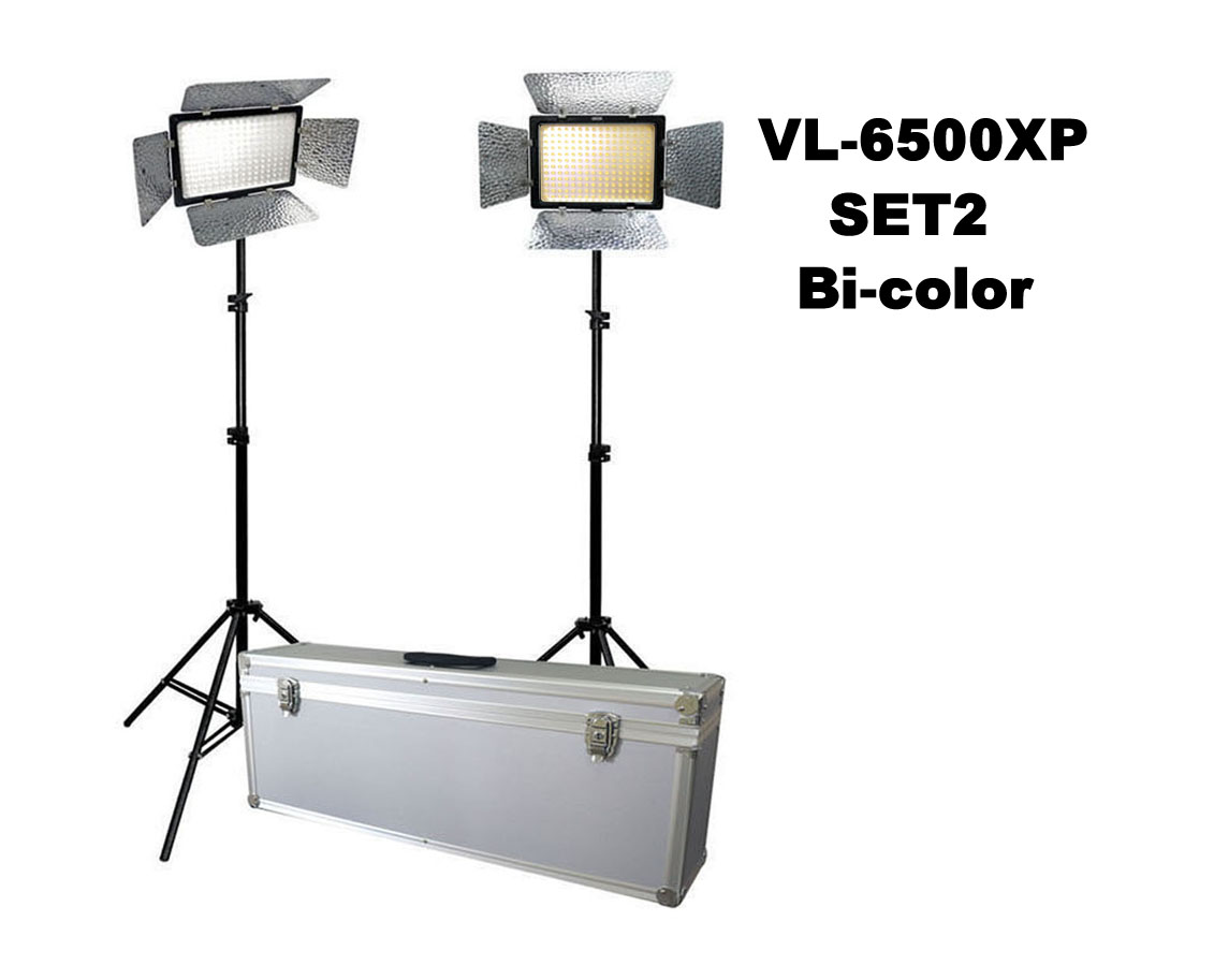 LEDライト VL-6500XP SET2 2灯セット/バイカラー - デジタルとアナログ