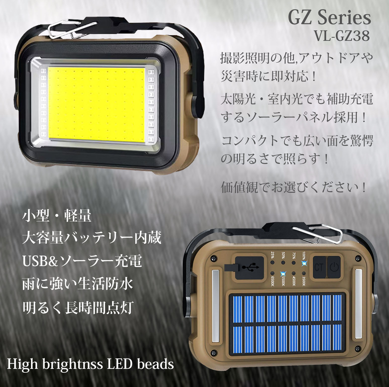 LEDライト VL-GZ38 - デジタルとアナログ、2つの写真文化に貢献する 
